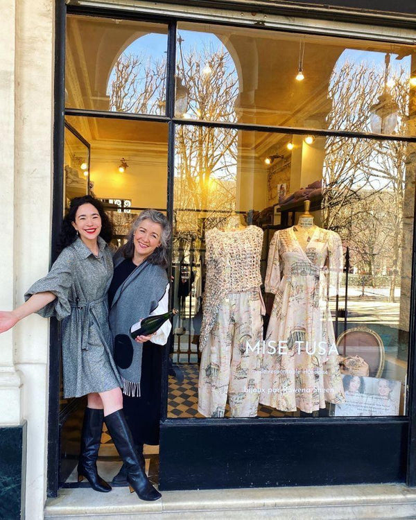 Mise Tusa now open at Jardin du Palais Royal, Paris until 24th April ❤️