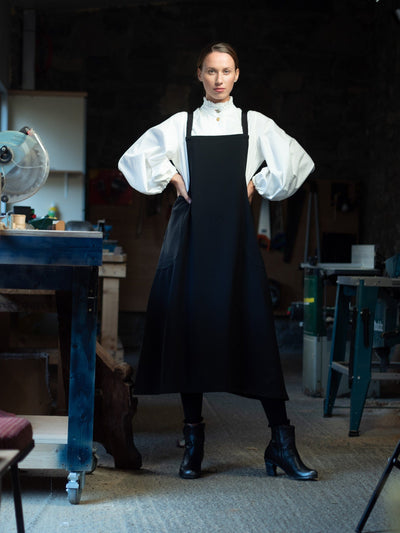 MISE TUSA Jackets + Coats One Size black pinafore