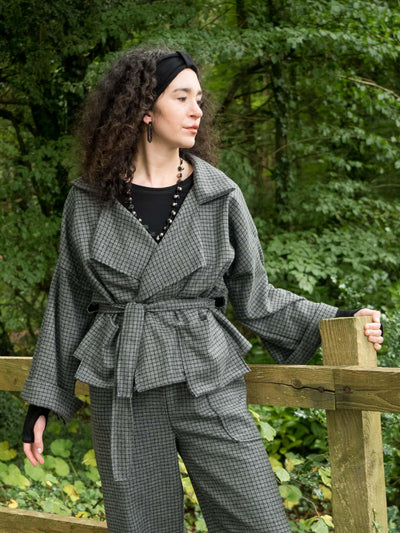 MISE TUSA Jackets + Coats One Size 'Cube' jacket - Grey/Black