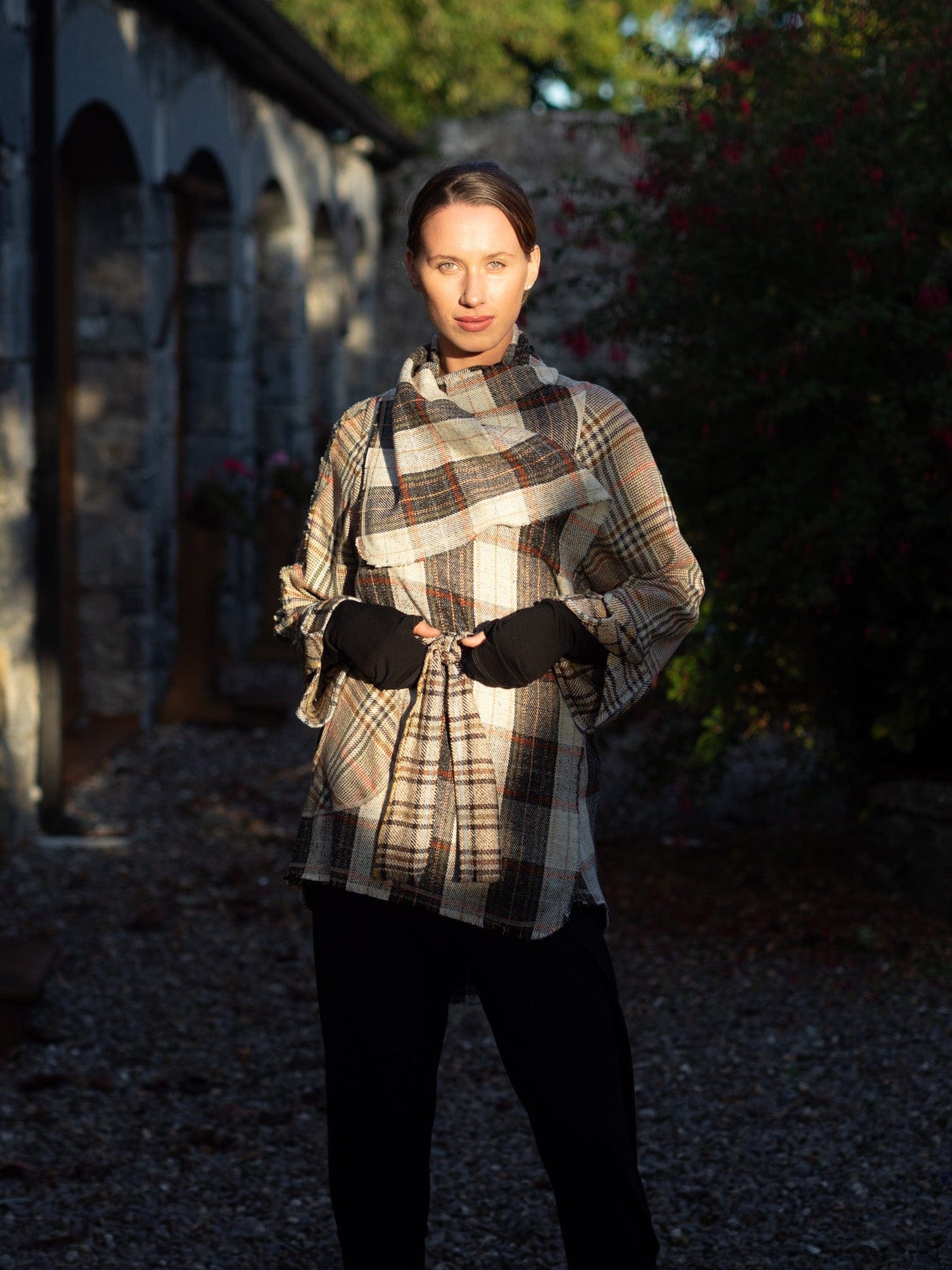 MISE TUSA Jackets + Coats One Size 'Draíocht' coat/ jacket - check mix