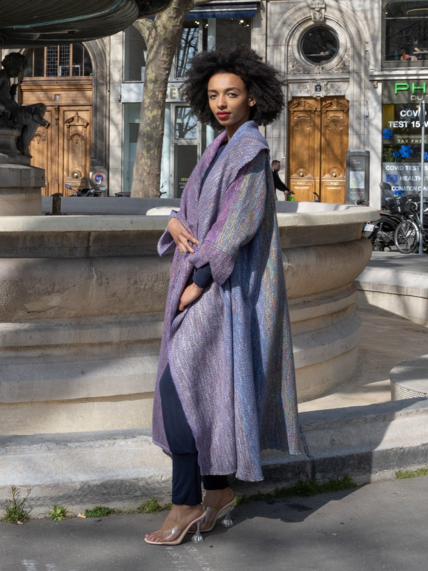 MISE TUSA Jackets + Coats One Size 'Draíocht' coat/ jacket - purple mix