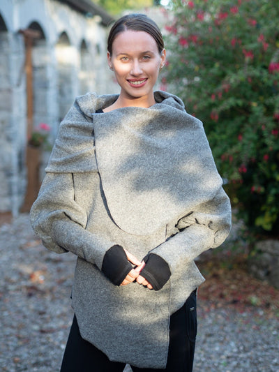 MISE TUSA Jackets + Coats One Size grey soft coat