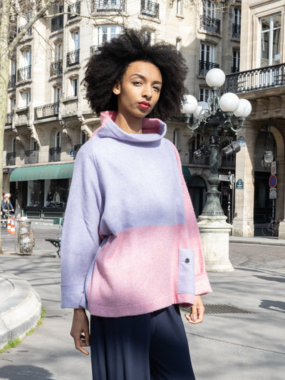 MISE TUSA jumper One Size 'Cosy Jo' jumper - Pink