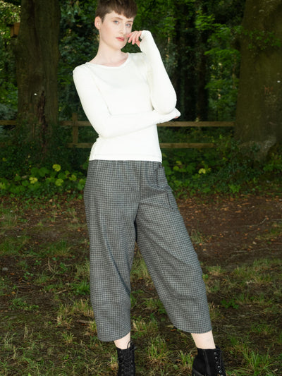 MISE TUSA Pants + Skirts 'Cone' pants - Grey/Black