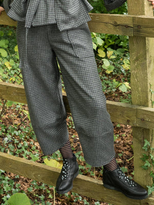 MISE TUSA Pants + Skirts 'Cone' pants - Grey/Black