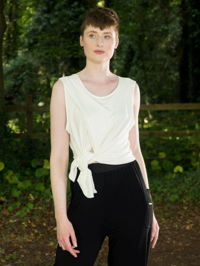 MISE TUSA Top 'Eagle' vest - Cream