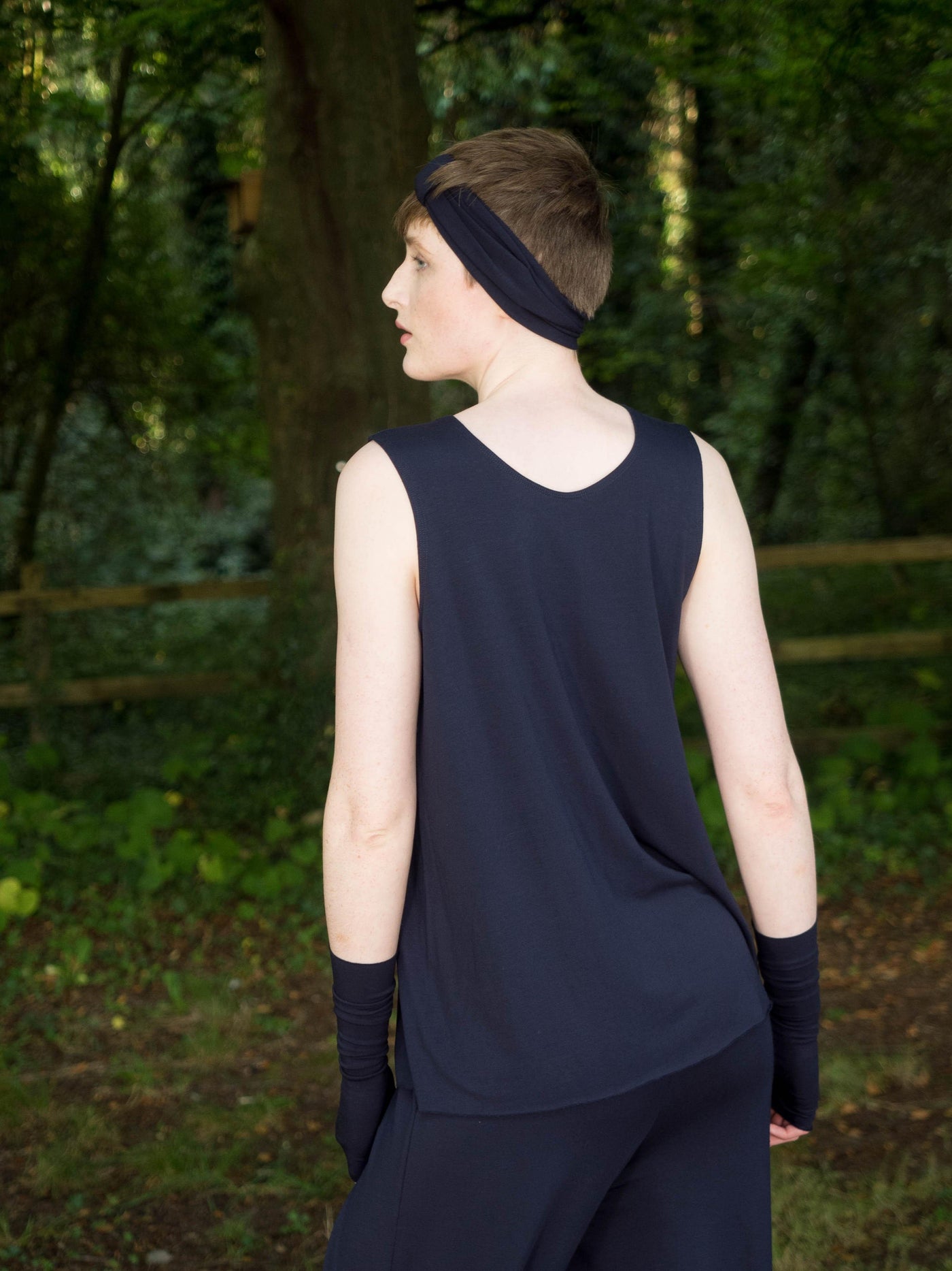 MISE TUSA Top 'Eagle' vest - Navy