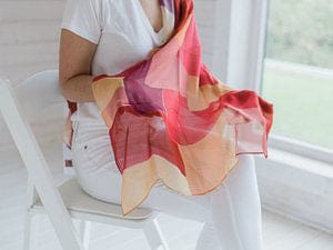 Rita Oates Accessories Beyond Grey to Gold Scarf