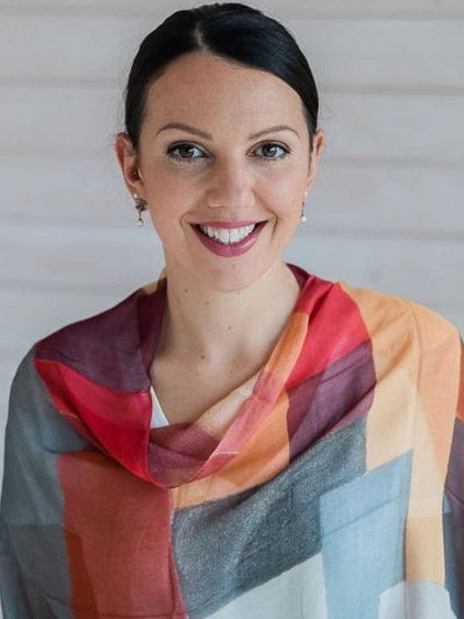 Rita Oates Accessories Beyond Grey to Gold Scarf