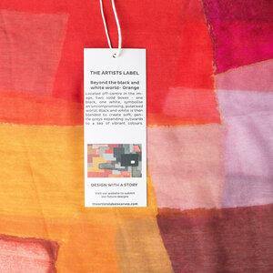 Rita Oates Accessories Beyond Orange Scarf