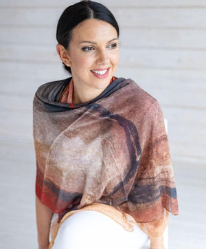 Rita Oates Accessories Giants Causeway Scarf