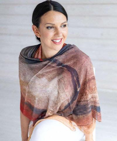 Rita Oates Accessories Giants Causeway Scarf